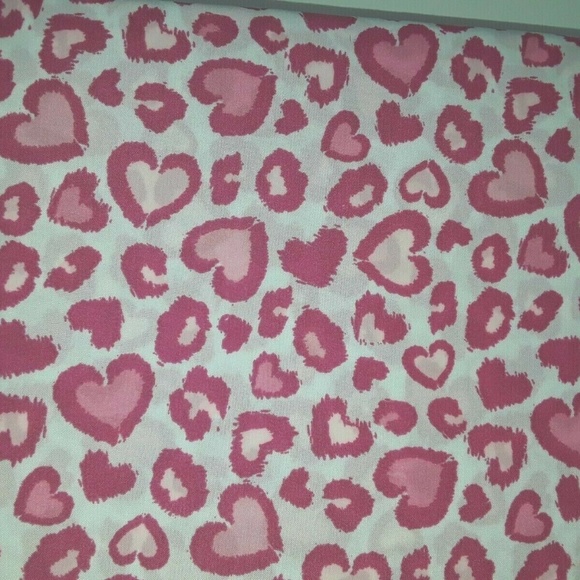 Maggie Miller Twin Sheet Set Pink Hearts Hearts - Picture 4 of 8